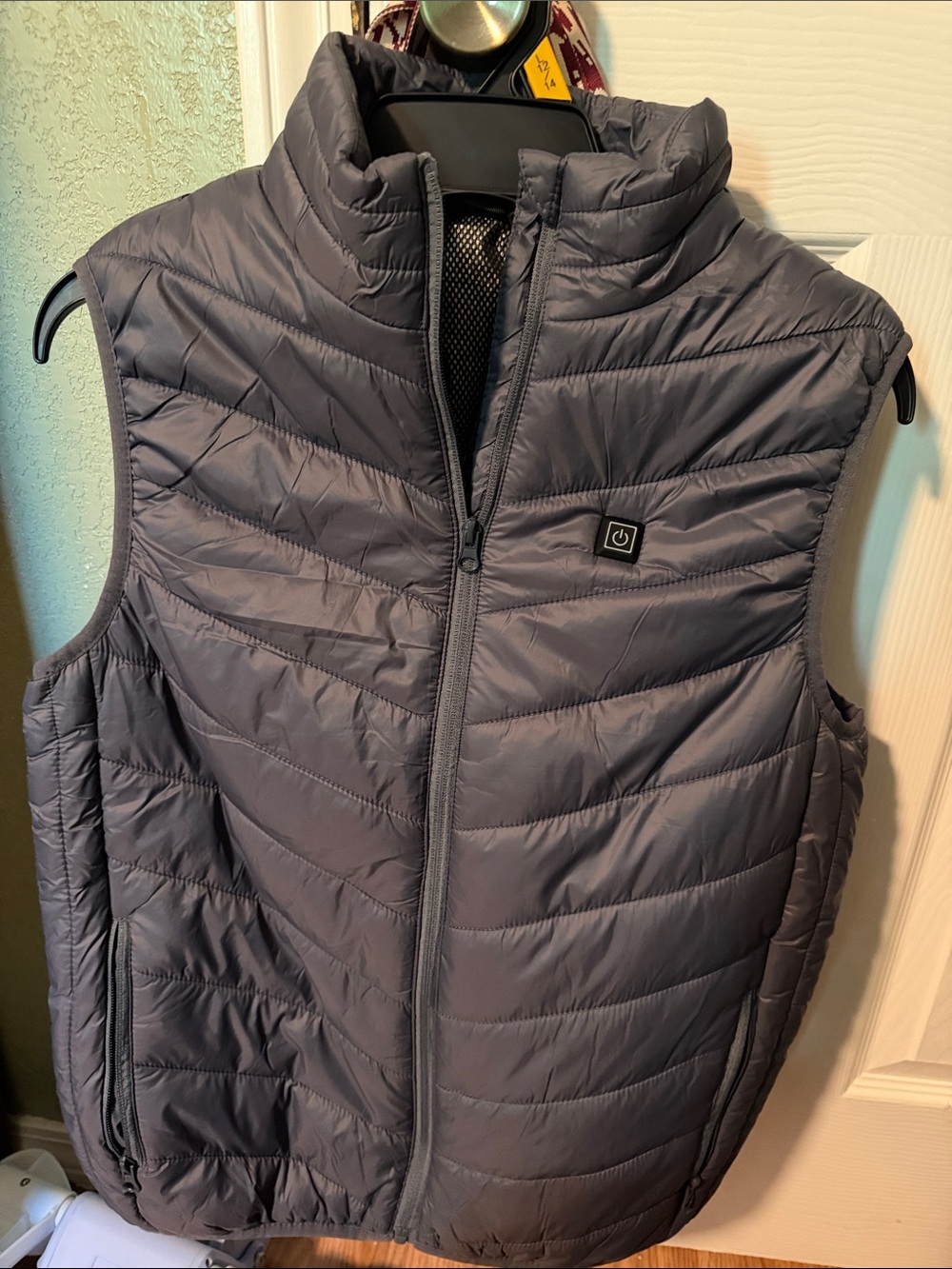 Women's Quilted Puffer Vest - Gray
